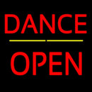 Dance Block Open Yellow Line Handmade Art Neon Sign