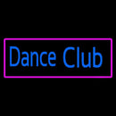 Dance Club With Pink Border Handmade Art Neon Sign