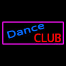 Dance Club With Pink Border Handmade Art Neon Sign