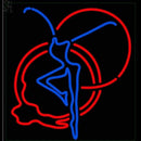 Dance Girl Logo Handmade Art Neon Sign