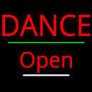 Dance Open Green Line Handmade Art Neon Sign