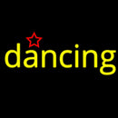 Dancing Star Handmade Art Neon Sign
