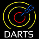 Dart Board Handmade Art Neon Sign