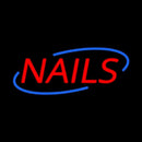 Deco Style Red Nails Handmade Art Neon Sign