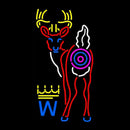 Deer Logo Handmade Art Neon Sign