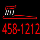 Dentist Brush Logo With Phone Number Handmade Art Neon Sign