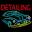 Detailing With Car Logo Handmade Art Neon Sign