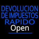 Devolucion De Impuestos Rapido Open Handmade Art Neon Sign