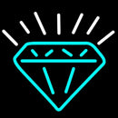 Diamond Logo Handmade Art Neon Sign