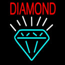Diamond With Logo Handmade Art Neon Sign