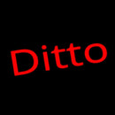 Ditto Handmade Art Neon Sign