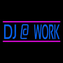 Dj At Work Handmade Art Neon Sign