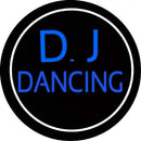 Dj Dancing Circle Handmade Art Neon Sign