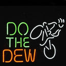 Do The Dew Mountain Bike Logo Handmade Art Neon Sign