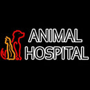 Double Stroke Animal Hospital Handmade Art Neon Sign