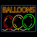 Double Stroke Balloon Block Colored Logo Handmade Art Neon Sign