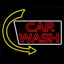 Double Stroke Car Wash With Arrow Handmade Art Neon Sign