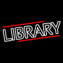 Double Stroke Library Handmade Art Neon Sign