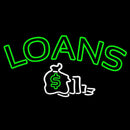 Double Stroke Loans With Logo Handmade Art Neon Sign
