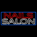 Double Stroke Nail Salon Handmade Art Neon Sign