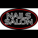 Double Stroke Nail Salon Handmade Art Neon Sign