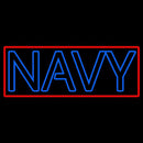 Double Stroke Navy Handmade Art Neon Sign