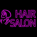 Double Stroke Pink Hair Salon Handmade Art Neon Sign
