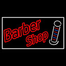 Double Stroke Red Barber Shop Handmade Art Neon Sign