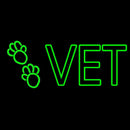 Double Stroke Vet Handmade Art Neon Sign