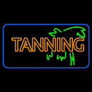 Double Stroke Yellow Tanning Handmade Art Neon Sign