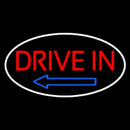 Drive In Arrow With Border Handmade Art Neon Sign