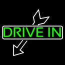 Drive In With Arrow Handmade Art Neon Sign