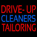 Drive Up Cleaners Tailoring Handmade Art Neon Sign