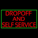 Drop Off And Self Service Handmade Art Neon Sign