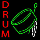 Drum Symbol 2 Handmade Art Neon Sign