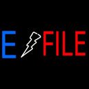 E File Handmade Art Neon Sign