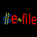 E File Handmade Art Neon Sign