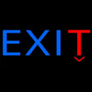 Exit Handmade Art Neon Sign