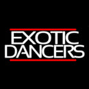 Exotic Dancers Handmade Art Neon Sign