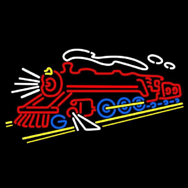 Electric Train Logo Handmade Art Neon Sign