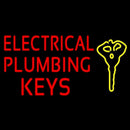 Electrical Plumbing Keys Handmade Art Neon Sign
