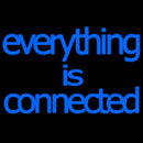 Everything Is Connected Handmade Art Neon Sign