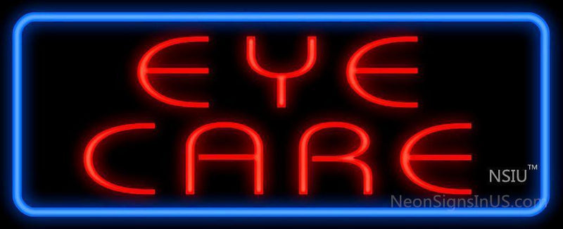 Eye Care Handmade Art Neon Signs