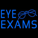 Eye Exams With Glass Logo Handmade Art Neon Sign