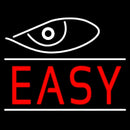 Eye With Easy Handmade Art Neon Sign