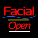Facial Open Yellow Line Handmade Art Neon Sign