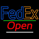Fedex Logo With Open 3 Handmade Art Neon Sign