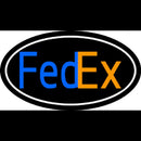 Fedex Logo With Oval Handmade Art Neon Sign