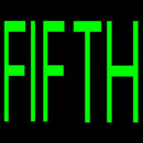 Fifth Handmade Art Neon Sign