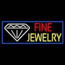 Fine Jewelry Blue Border Handmade Art Neon Sign